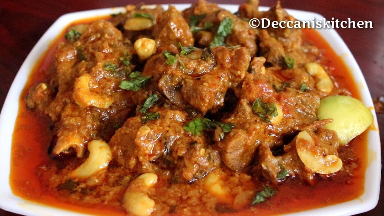 Mutton Masala Curry | Easy & Simple Mutton Masala Recipe By Deccanis kitchen