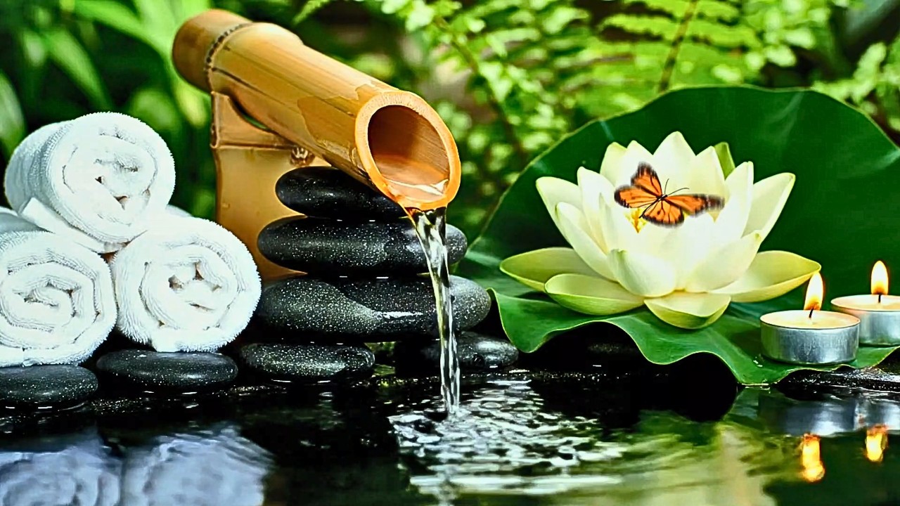 Gentle Night Calm 🌿 Bamboo Water for Relaxation & Deep Sleep