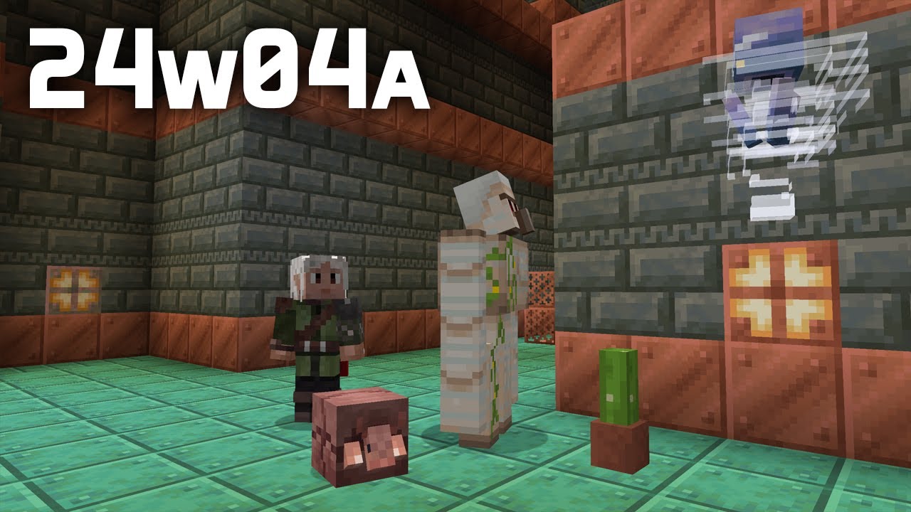 News in Minecraft Snapshot 24w04a - Armored Armadillos!