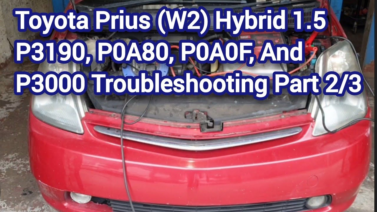 Диагностика неисправностей Toyota Prius P3190 и P0A80. Часть 2/3: Диагностика и невозможность зап...