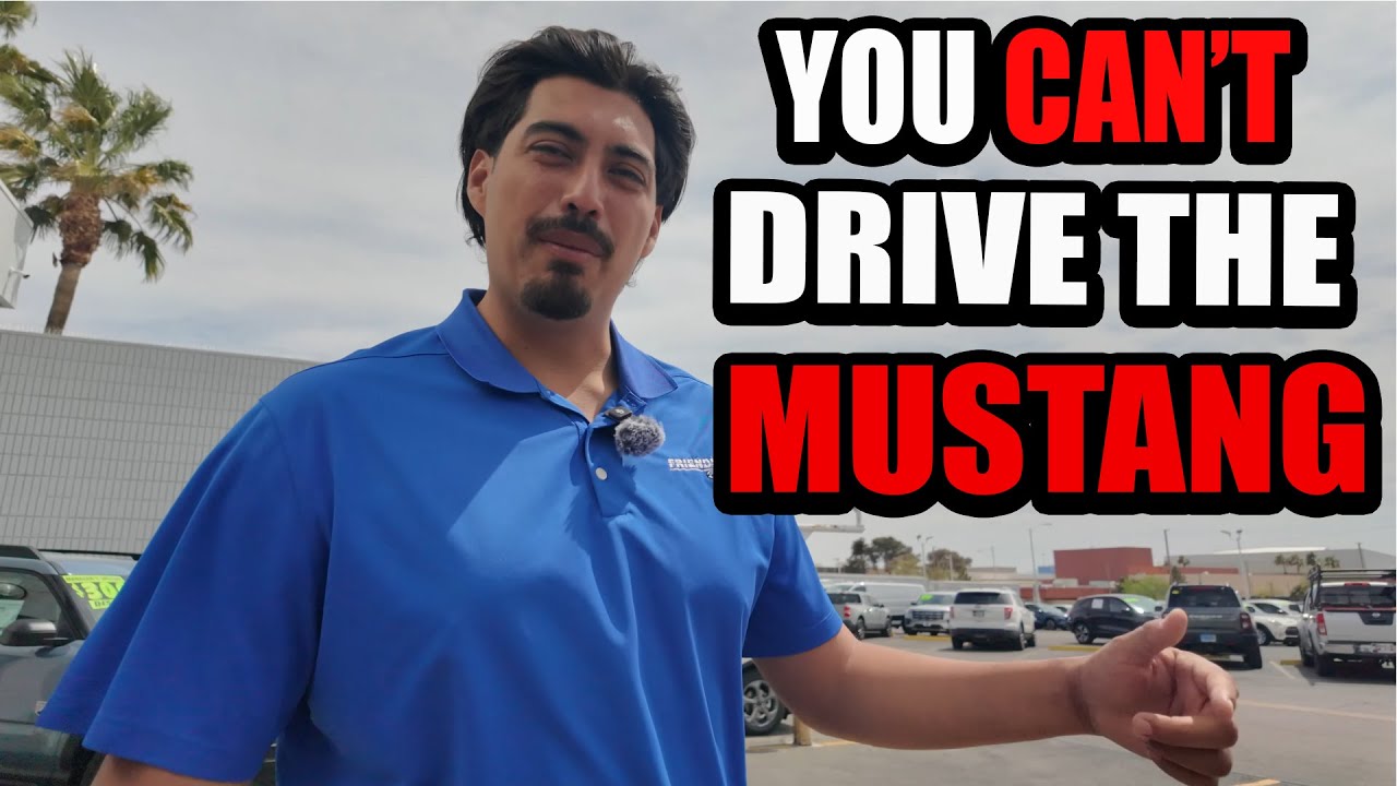 Crack Head Tries To Test Drive A $60k 5.0 GT Mustang