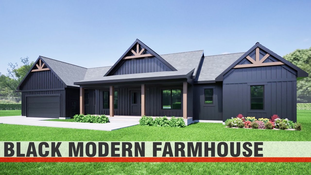 Modern Black Farmhouse