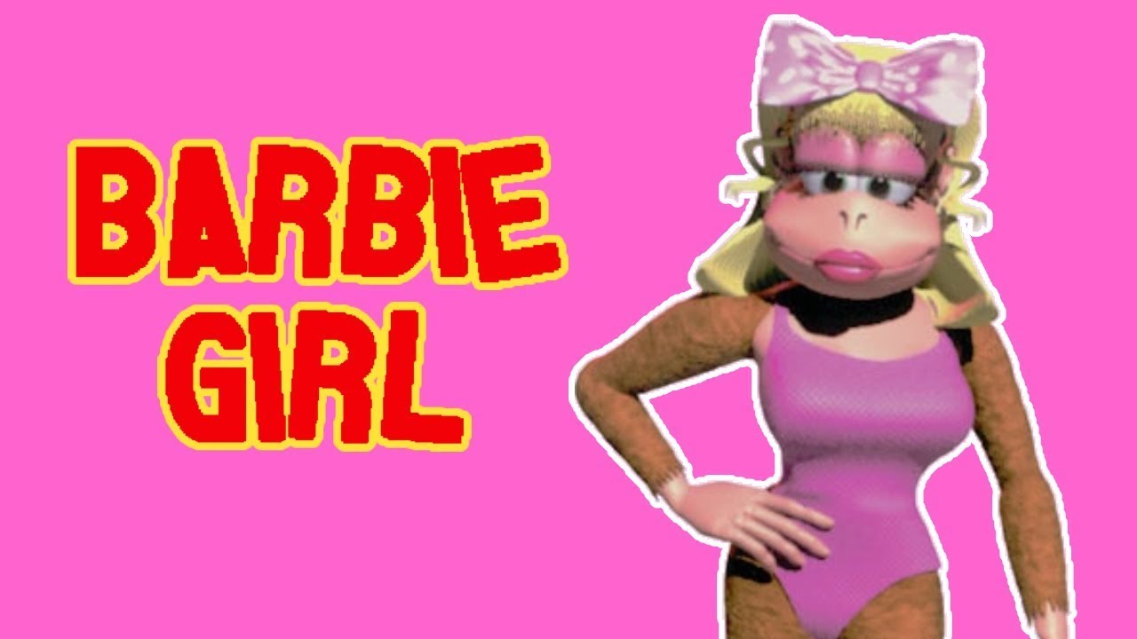 Aqua - Barbie Girl, but it's Donkey Kong Country