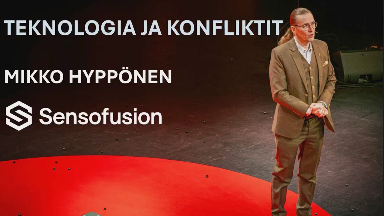 Mikko Hyppönen. Teknologia ja konfliktit: drooniteknologian rooli ja kehitys Ukrainan sodassa