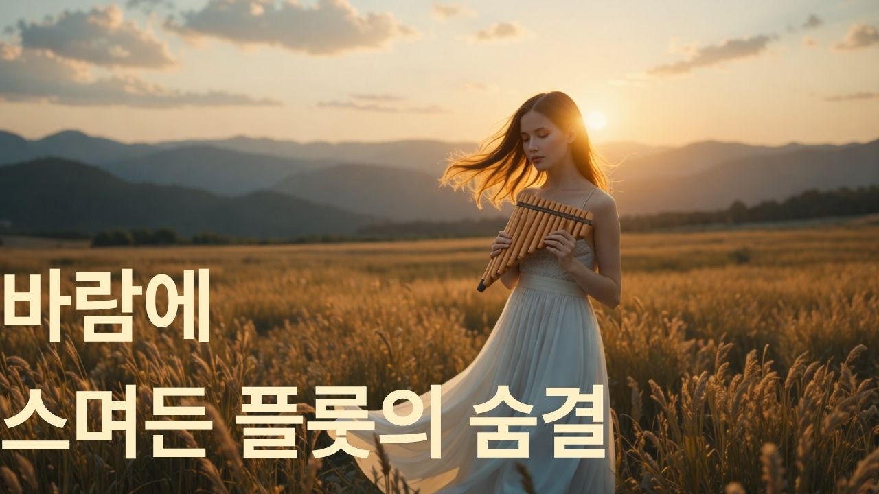 바람에 스며든 플룻의 숨결 | Pan Flute Healing Music