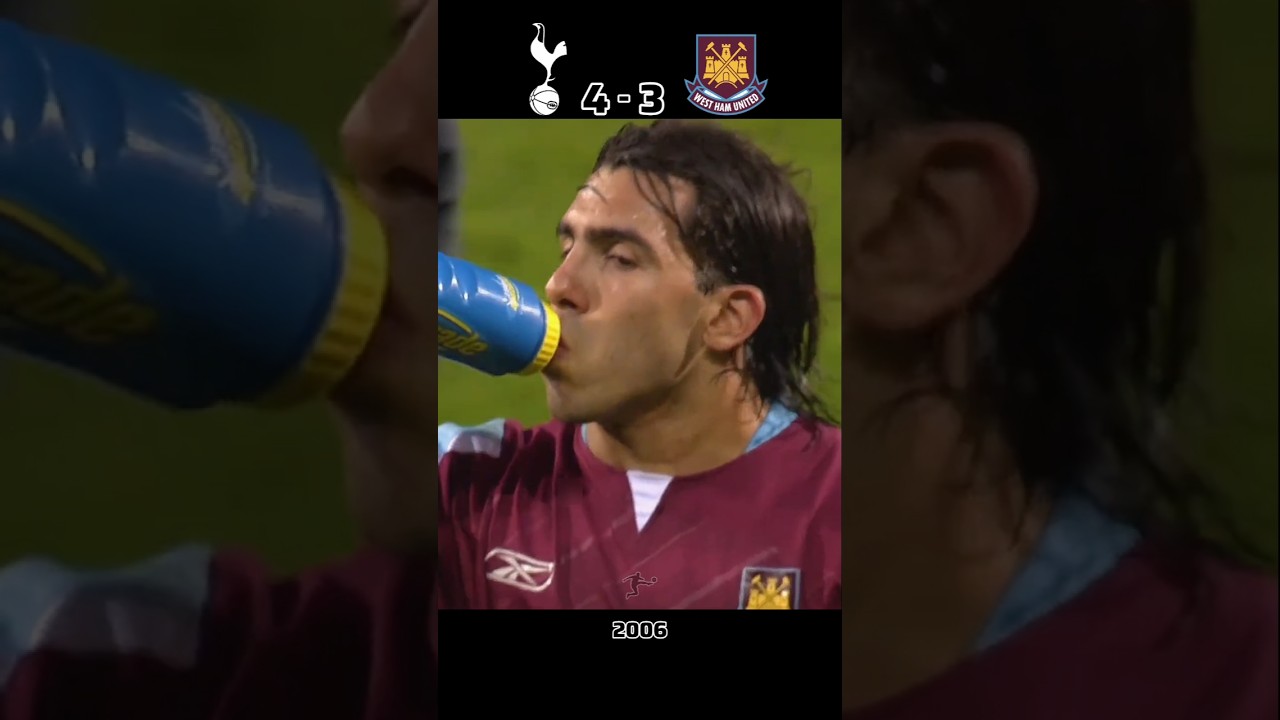 Dimitar Berbatov, Tevez & Defoe show. #shorts #tottenham #westham #classic