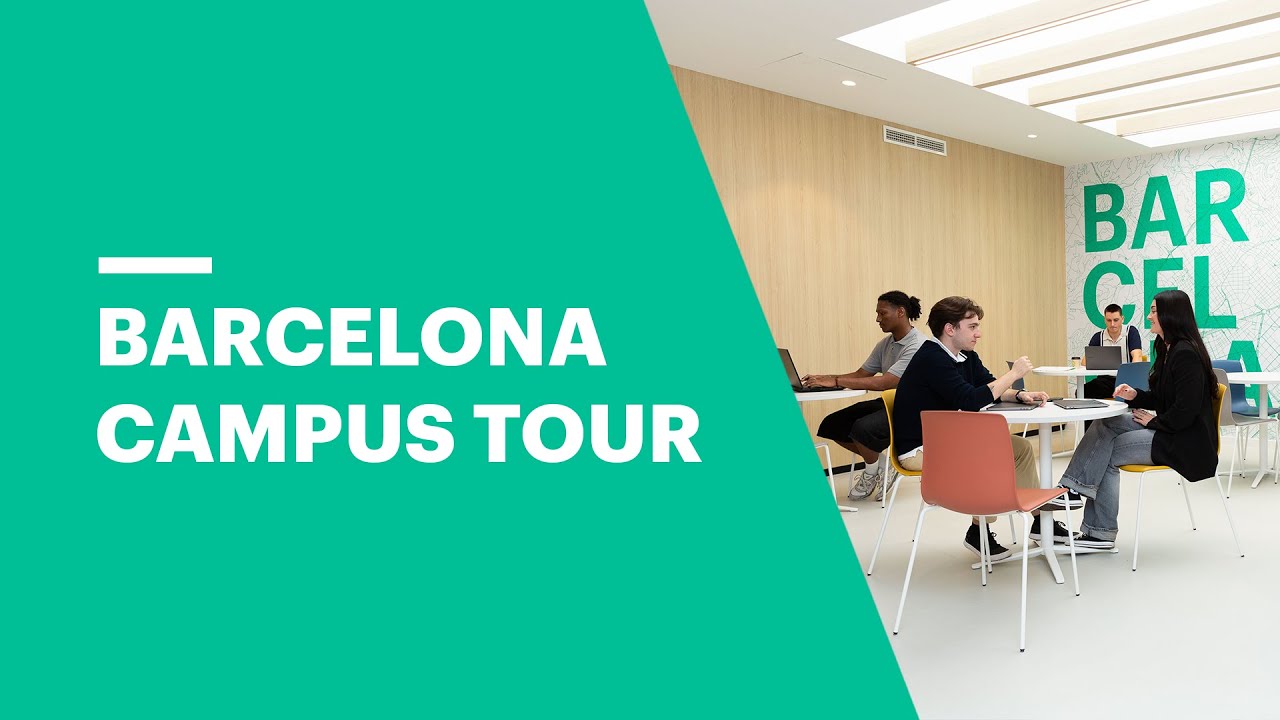 Экскурсия по зданиям кампуса EU Barcelona в Барселоне.