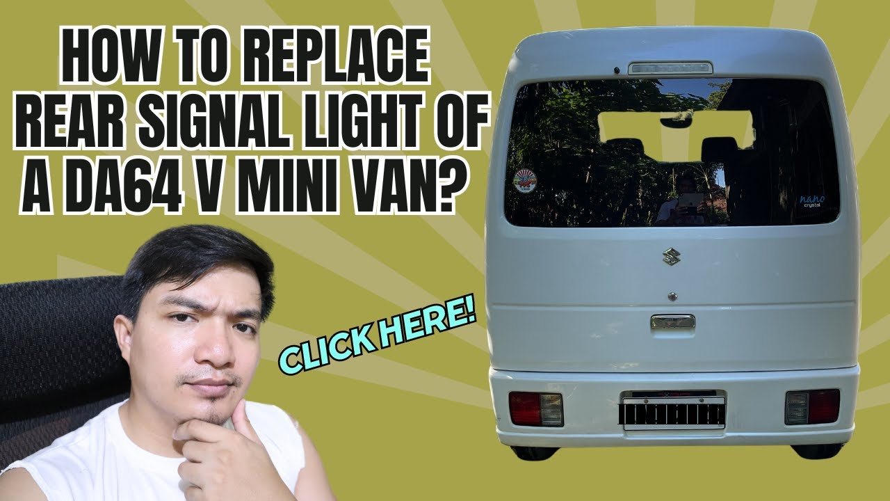 how to replace rear signal light in DA64V suzuki every wagon mini van