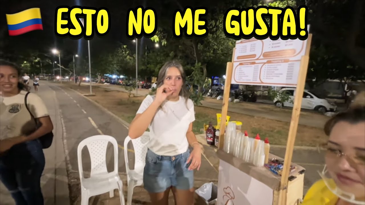 ITALIANA VISITANDO VALLEDUPAR Y SUS BARRIOS A NOCHE!