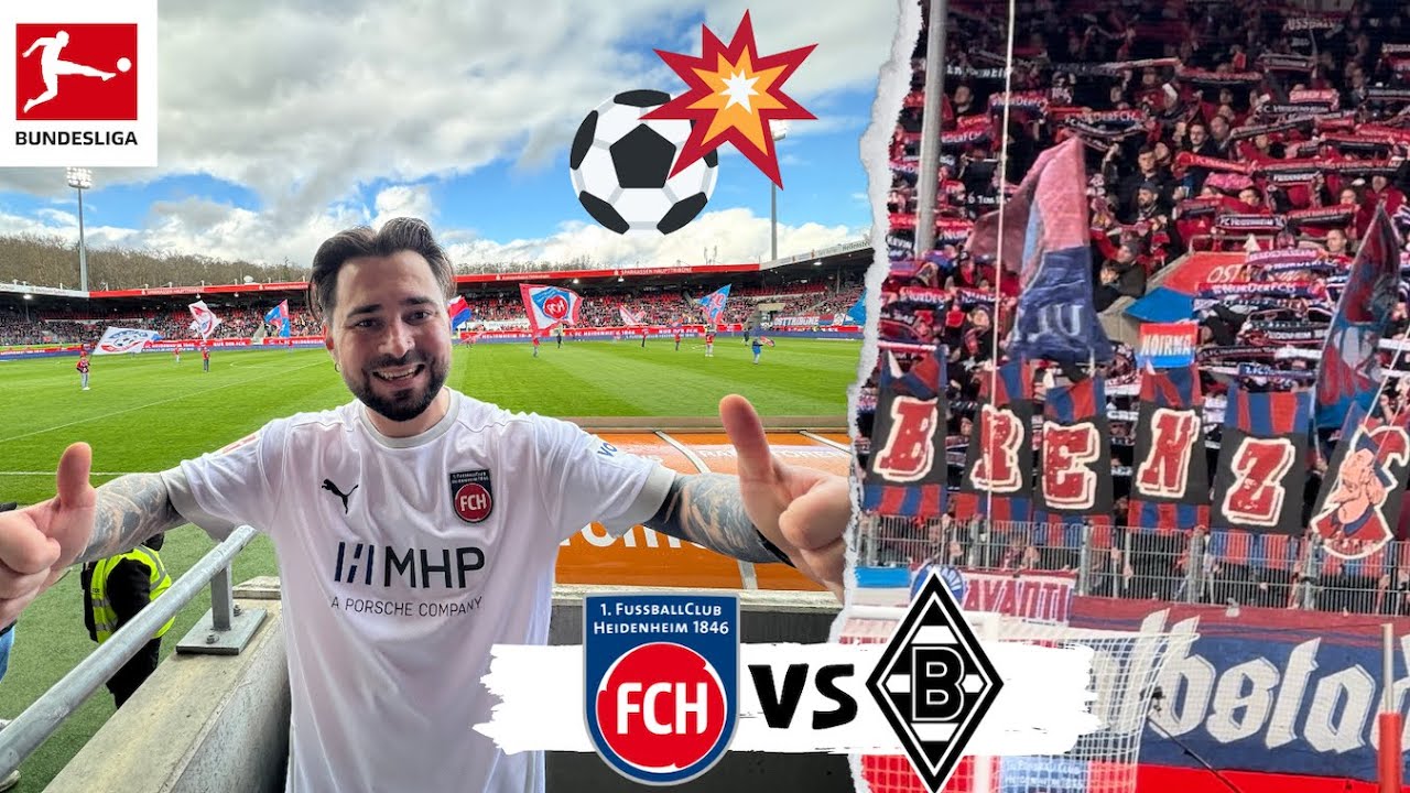 1. FC HEIDENHEIM vs. GLADBACH - Stadionvlog ⚪️🔴🔵 Stimmungsboykott der Borussia 😳 | S7EVEN