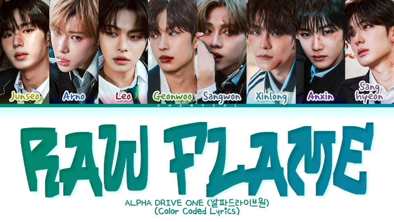 ALPHA DRIVE ONE Raw Flame Lyrics (Color Coded Lyrics)