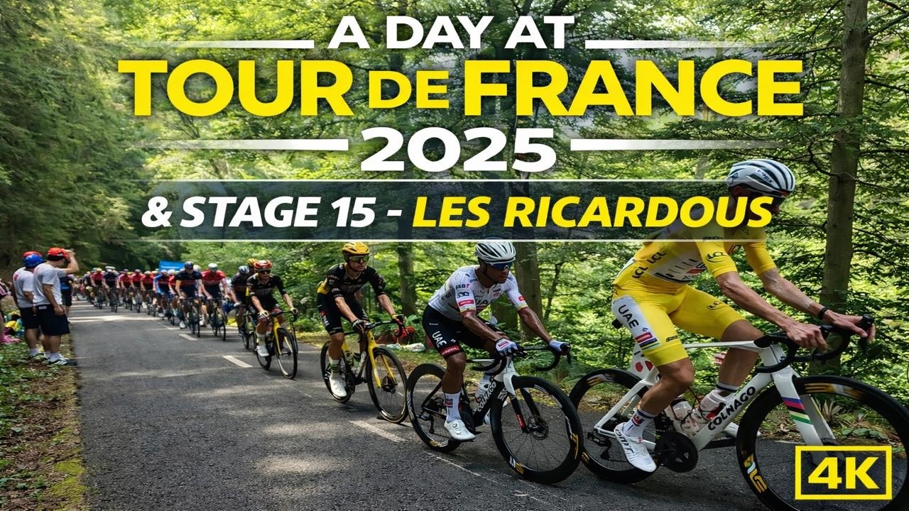 A Day at Tour de France 2025 Stage 15  Les Ricardous