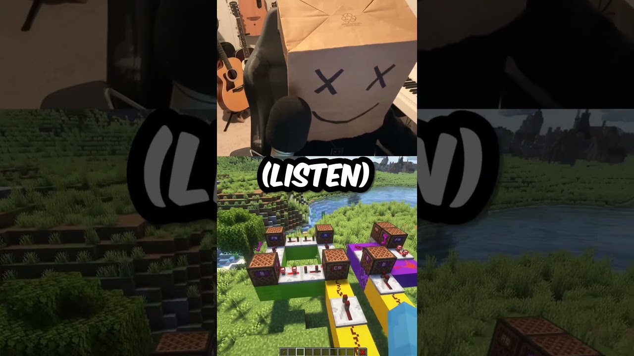 making music in minecraft!