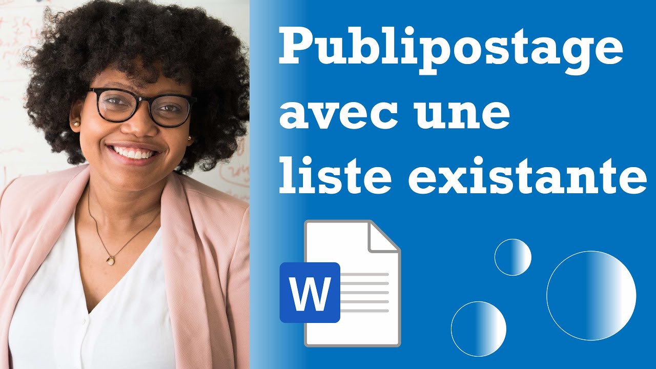 Word - Publipostage avec une liste existante