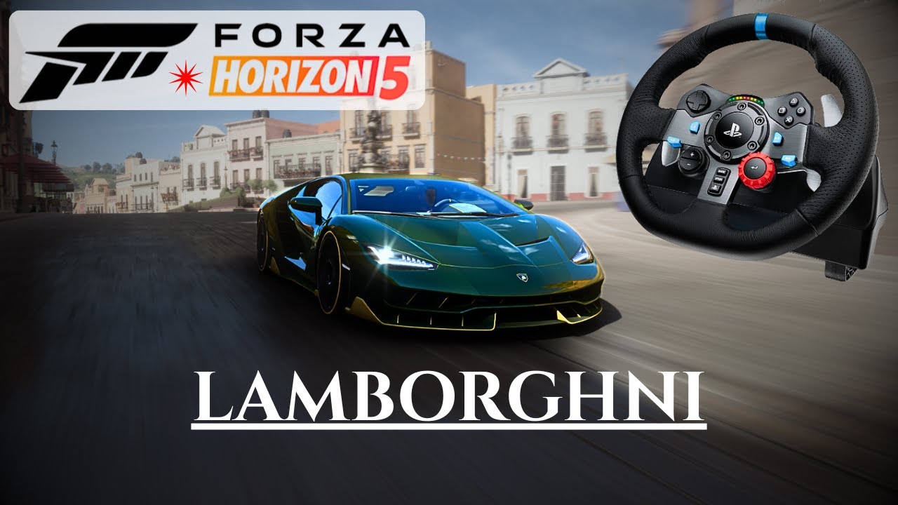Amazing Lamborghini || Forza Horizon 5 || Logitech G29 ||