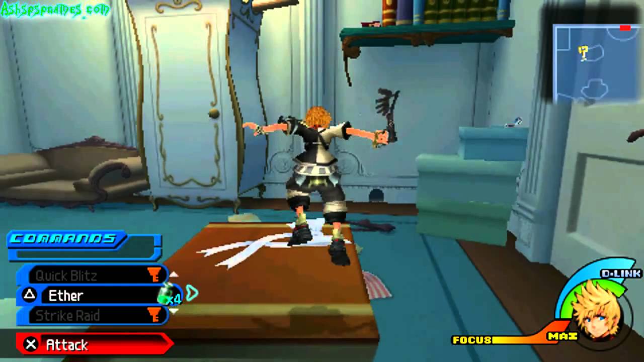KHBBS - PSP - 02-7. Ventus: Castle Of Dreams - Finding The 5 Items To Complete Cinderella's Dress