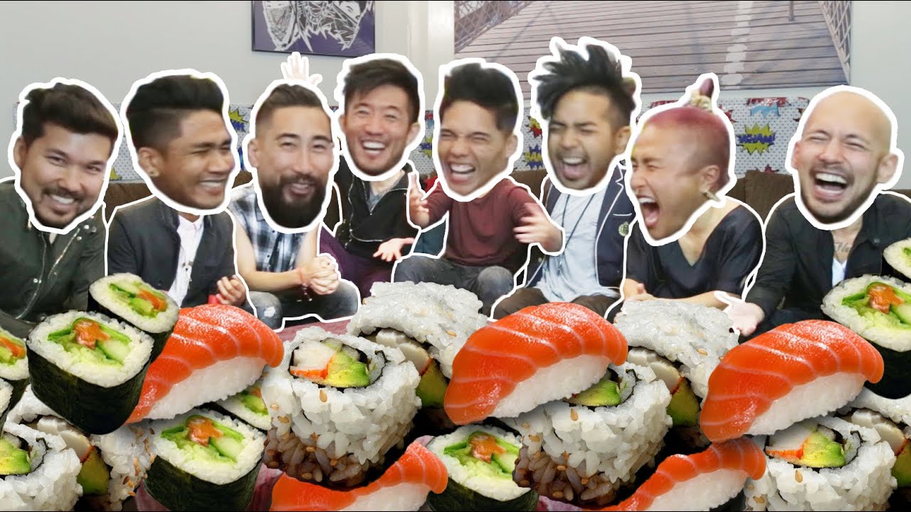 200 PIECES OF SUSHI IN 5 MIN! (ft. Quest Crew))