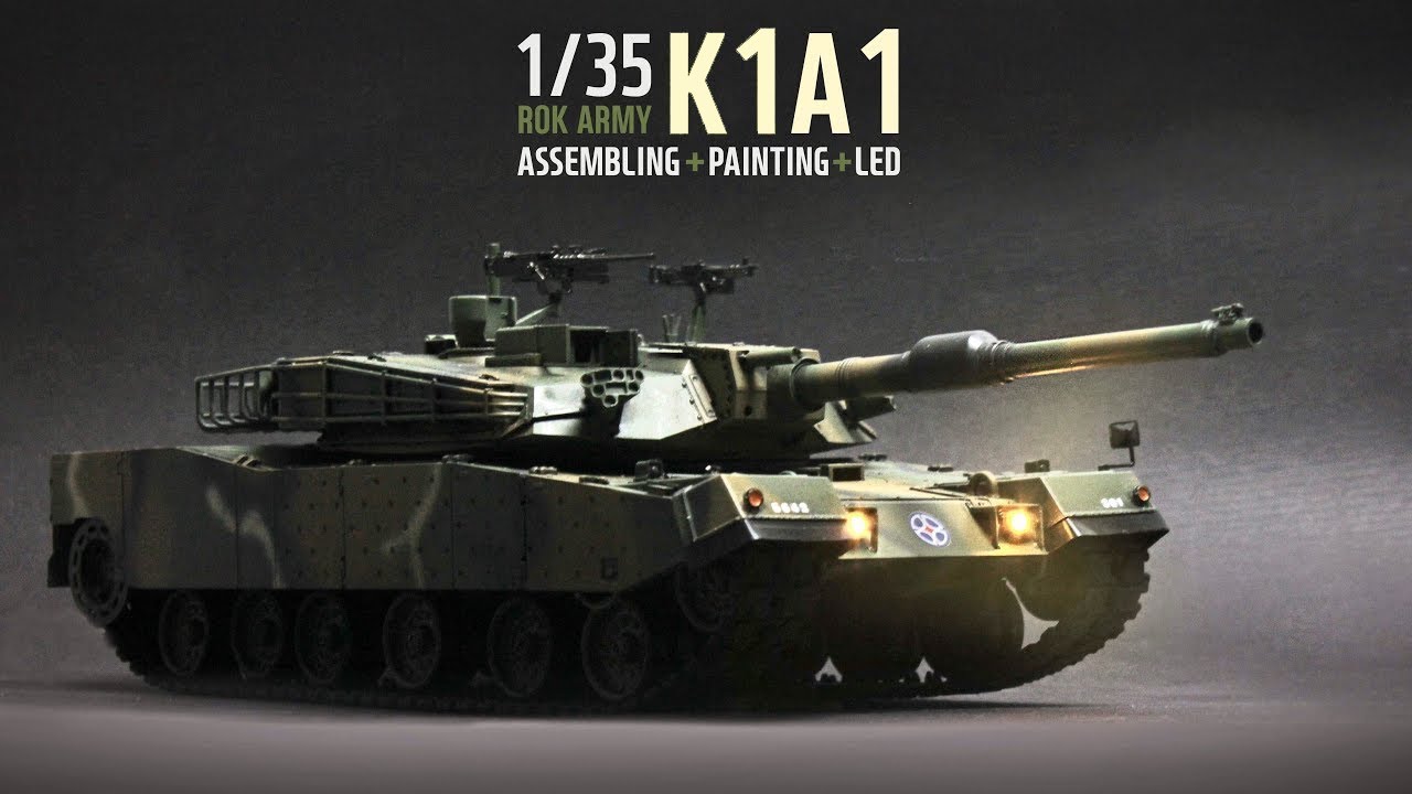 1/35 От производства танка ВС Кореи K1A1 до LED