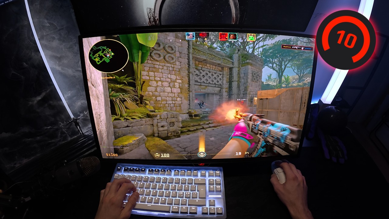 POV: FACEIT ПРОХОДИТ 10-Й УРОВЕНЬ НА 500-ГЦ OLED-ЭКРАНЕ | 4K