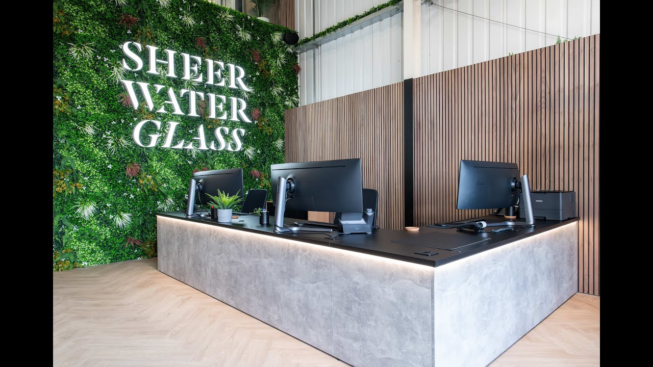 Sheerwater Glass: Warehouse fitout & refurbishment: showroom + headquarters