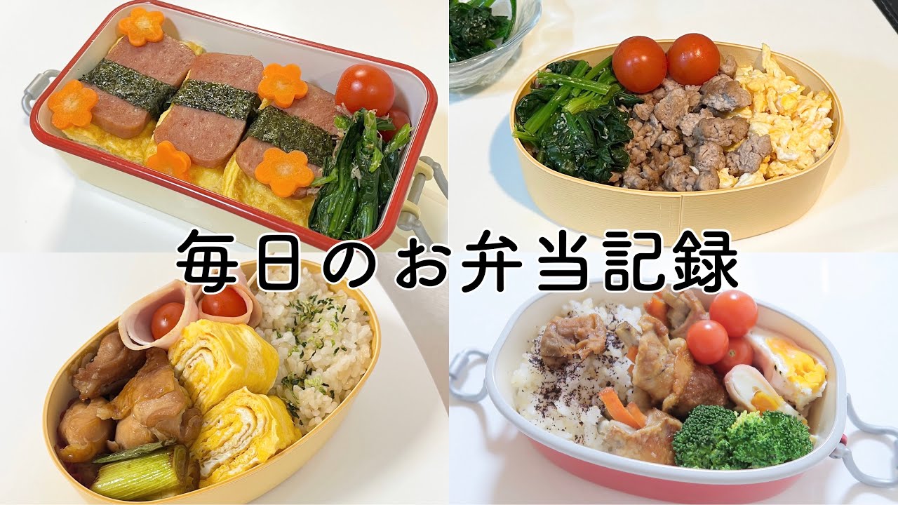 一人暮らしの飽きないお弁当🍙
