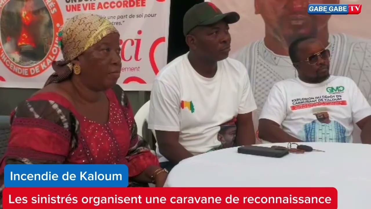 Incendie de Kaloum : Les sinistrés organisent une caravane de reconnaissance Ils sont au nombre de