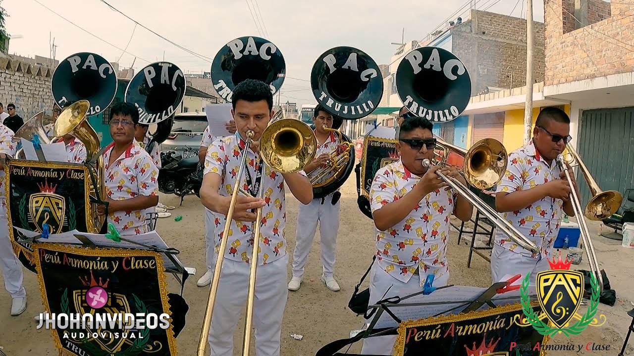 MIX LAMBADAS Y HUAYNOS - BANDA PERÚ ARMONÍA Y CLASE LA PAC TRUJILLO 2022 - CUMPLEAÑOS AGUCHO