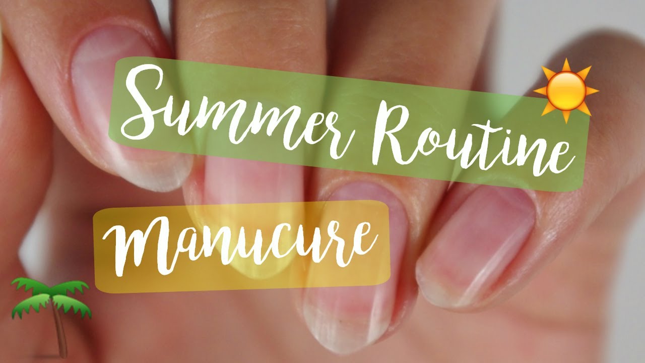 SUMMER ROUTINE MANUCURE 2017!♡