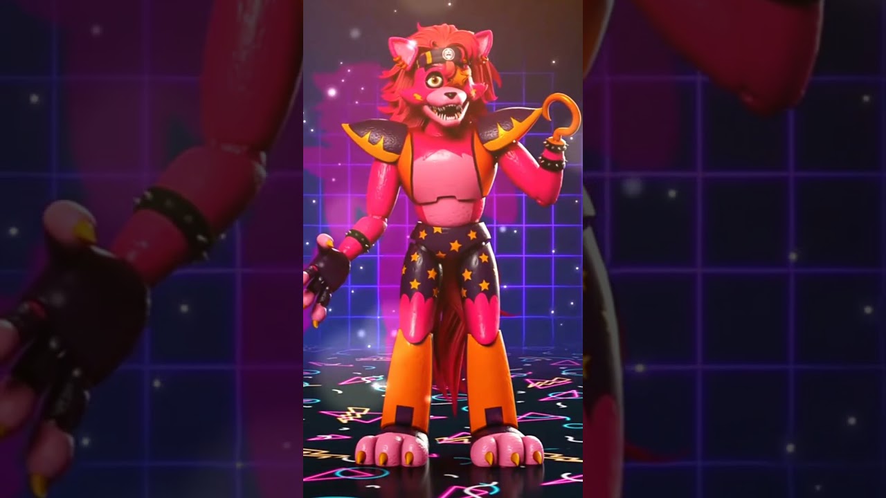 Glam rock Foxy 🦊 #fnafar #foxy #fnafsecuritybreach #fnaf #fnaf9 #glamrockfoxy #mangl370