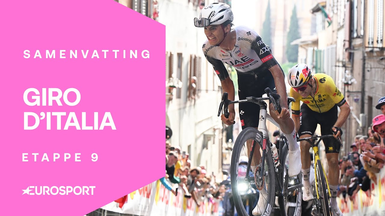 FANTASTISCHE WOUT VAN AERT in sensationele GRAVEL-rit | Giro d'Italia 2025 | Samenvatting Etappe 9