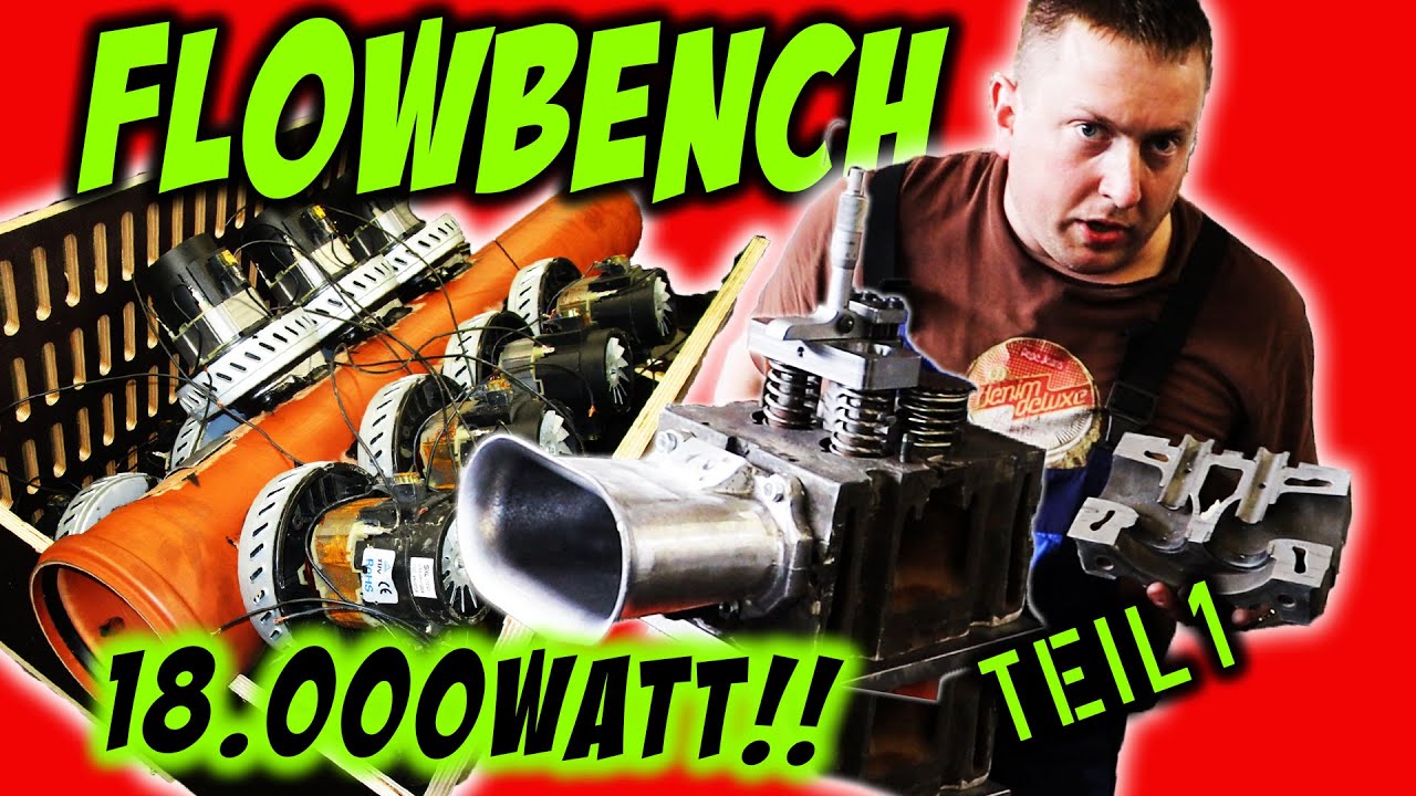 DIY FLOWBENCH Teil 1 || 18kW Wahnsinn || Tractor Pulling erklärt || Schluckspecht-Pulling