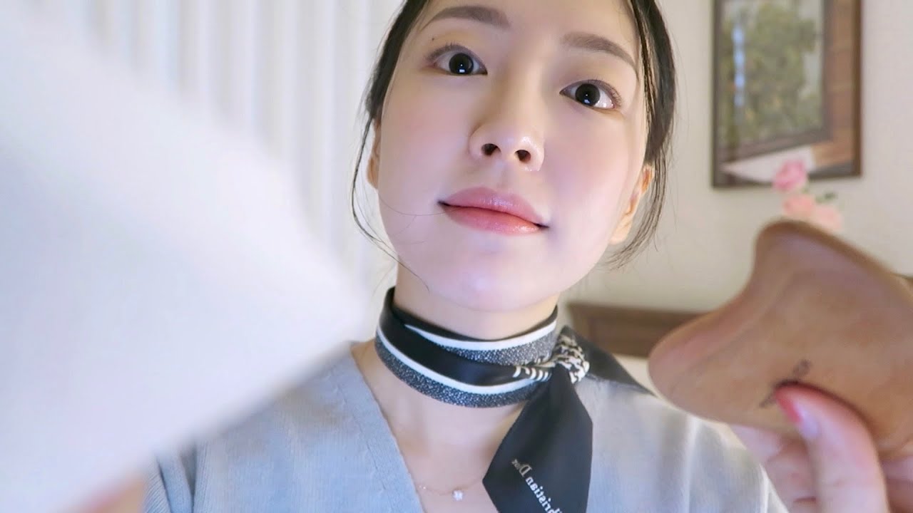 ASMR 잠이 오는 클렌징 해드릴게요🫧 | 입소리와 함께 얼굴마사지,괄사,스크럽,스킨케어 |Cleansing asmr