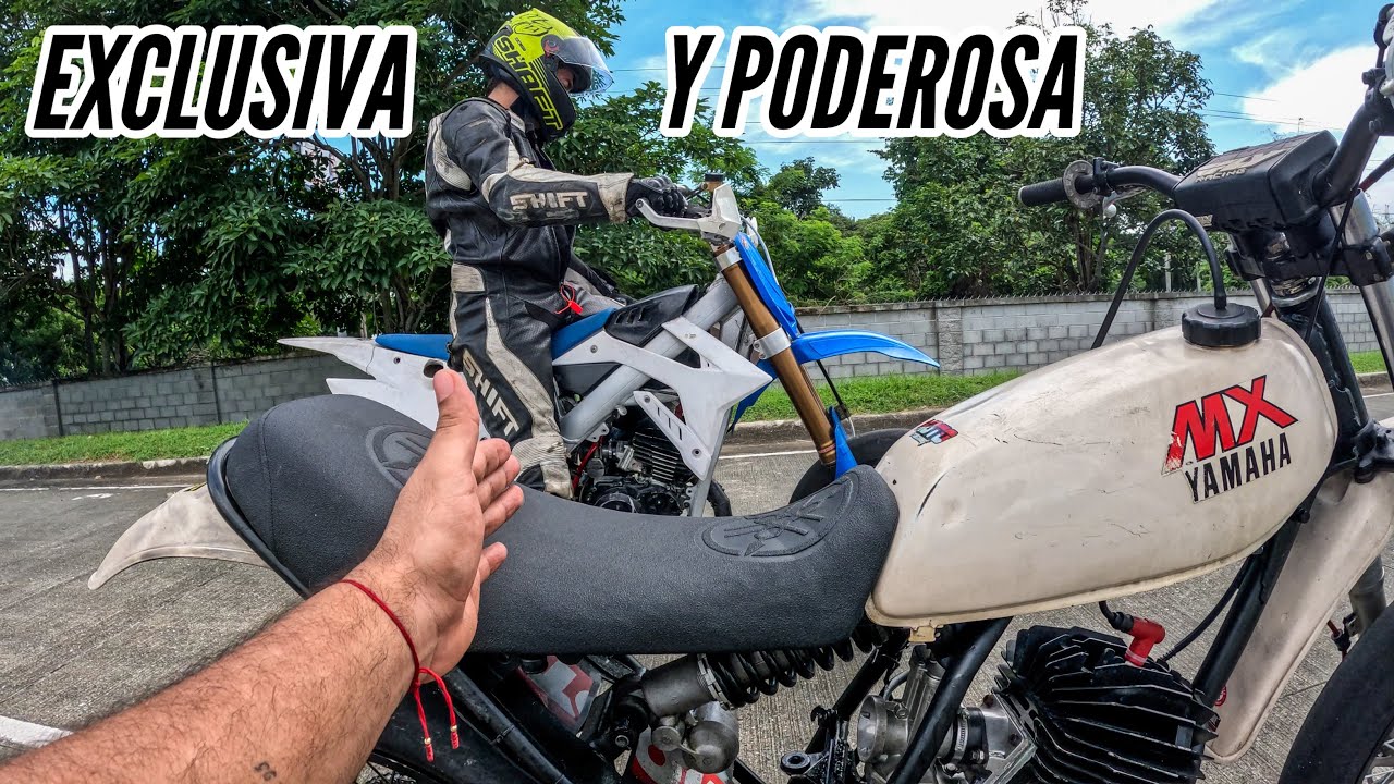 Pruebo en piques la Supermoto con motor de Yamaha DT racing