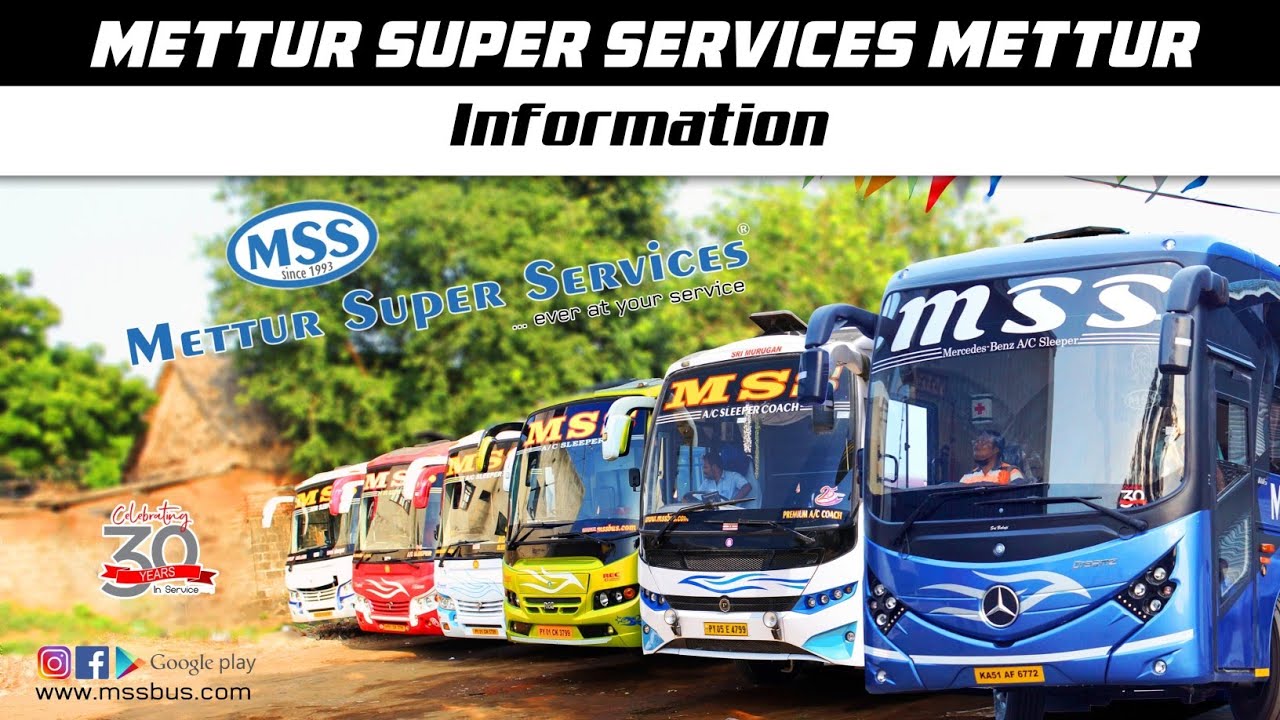 Mettur Super Services (MSS Bus) Information || मेटटूर सुपर सर्विसेज के बारे में जानकारी