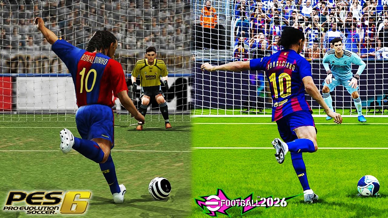 Пенальти в каждой PES (1996-2026)