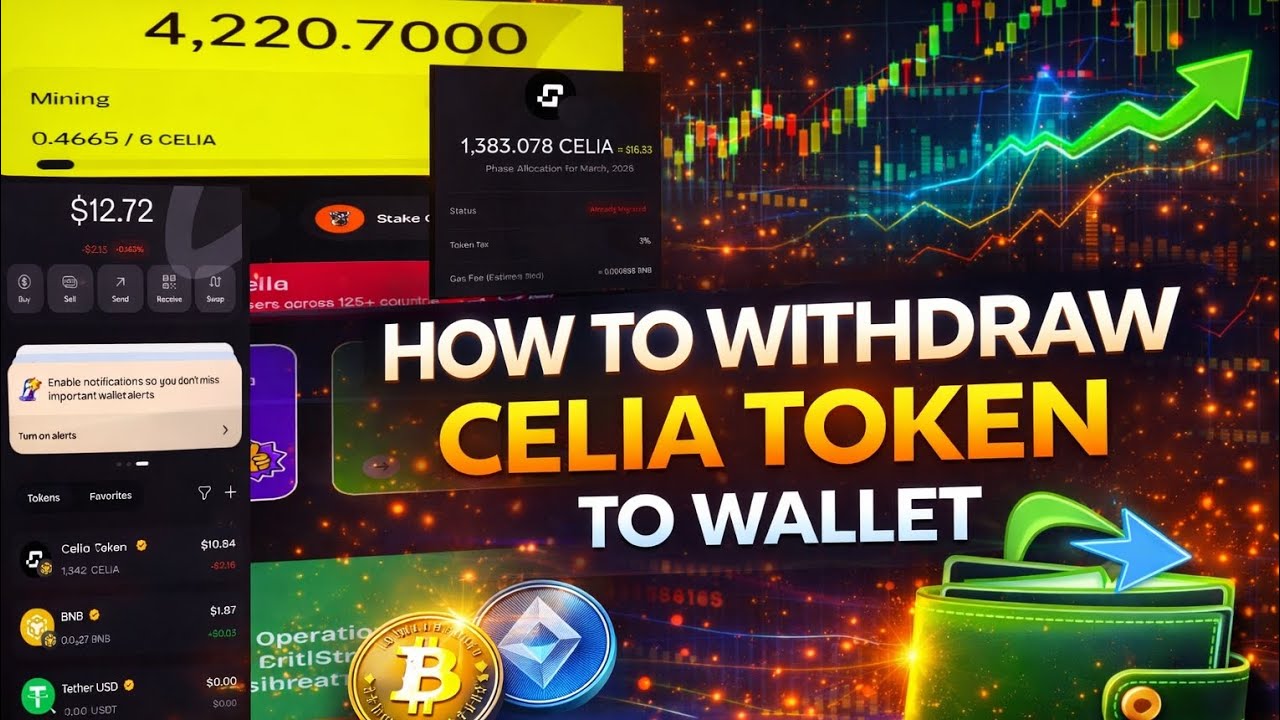 🔥Urgently: How To Withdraw Celia Token To Wallet 🔥, Or They Get Burnt Before March 30th.