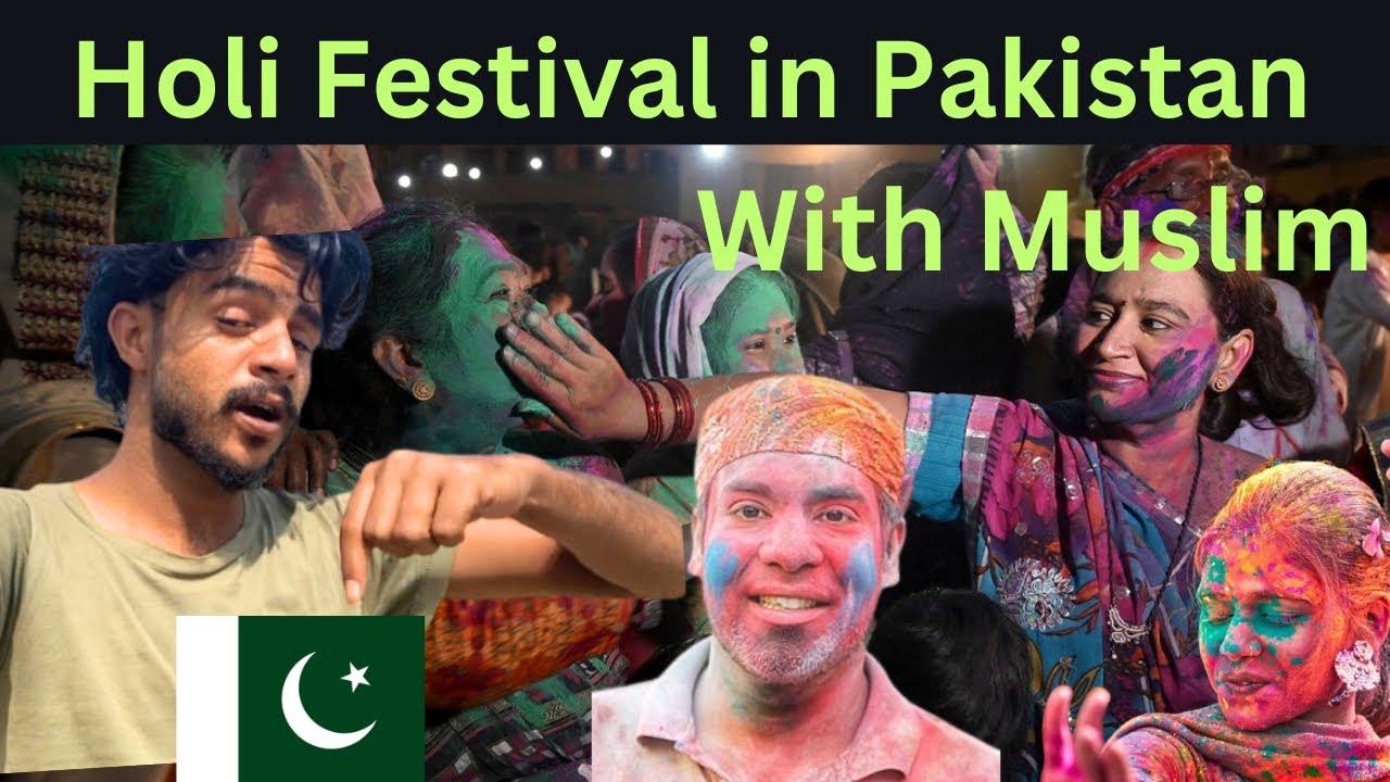 Holi Festival in Pakistan | Hindu Culture in Sukkur | Hinglaj Mata Mandir Holi Celebration