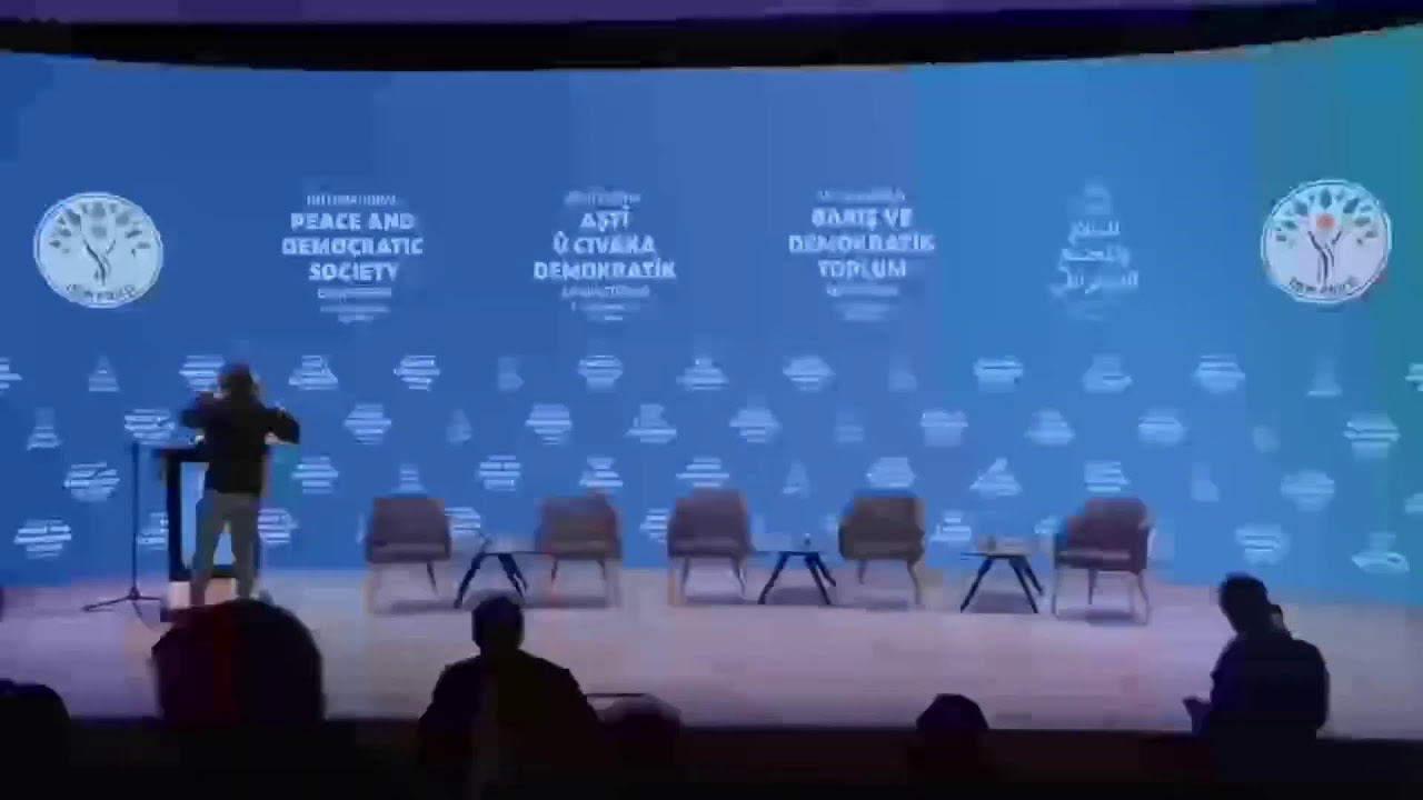 Uluslararası Barış ve Demokratik Toplum Konferansımız a&ccedil;ılış konuşmaları ile başlıyor