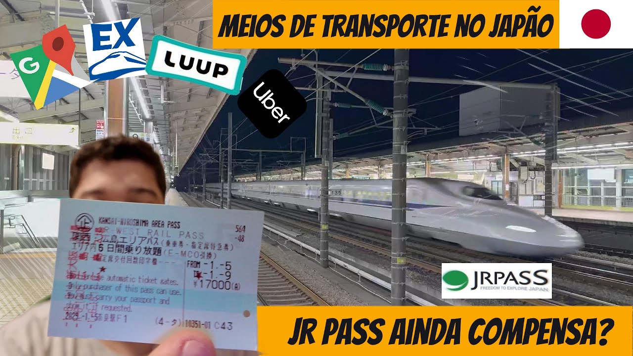 Como se locomover no Japão? Metrô, Trem, Uber, JR Pass, Bicicletas! 🇯🇵