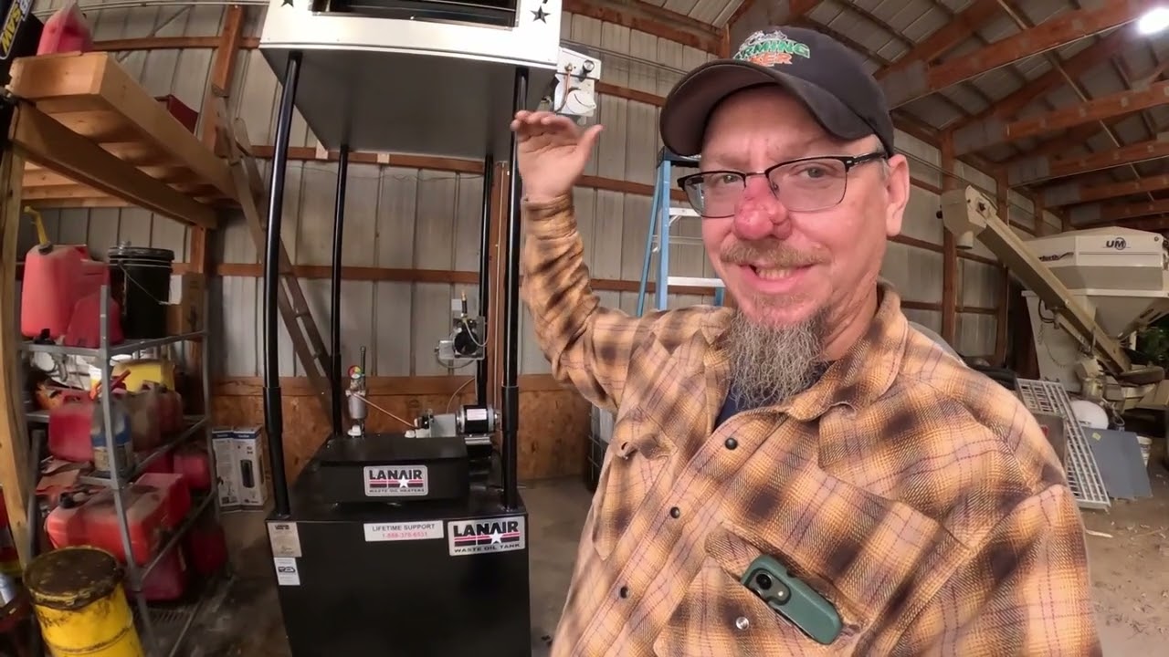Lanair XT 150 waste oil burner @LanairProductsLLC @farmingbiker