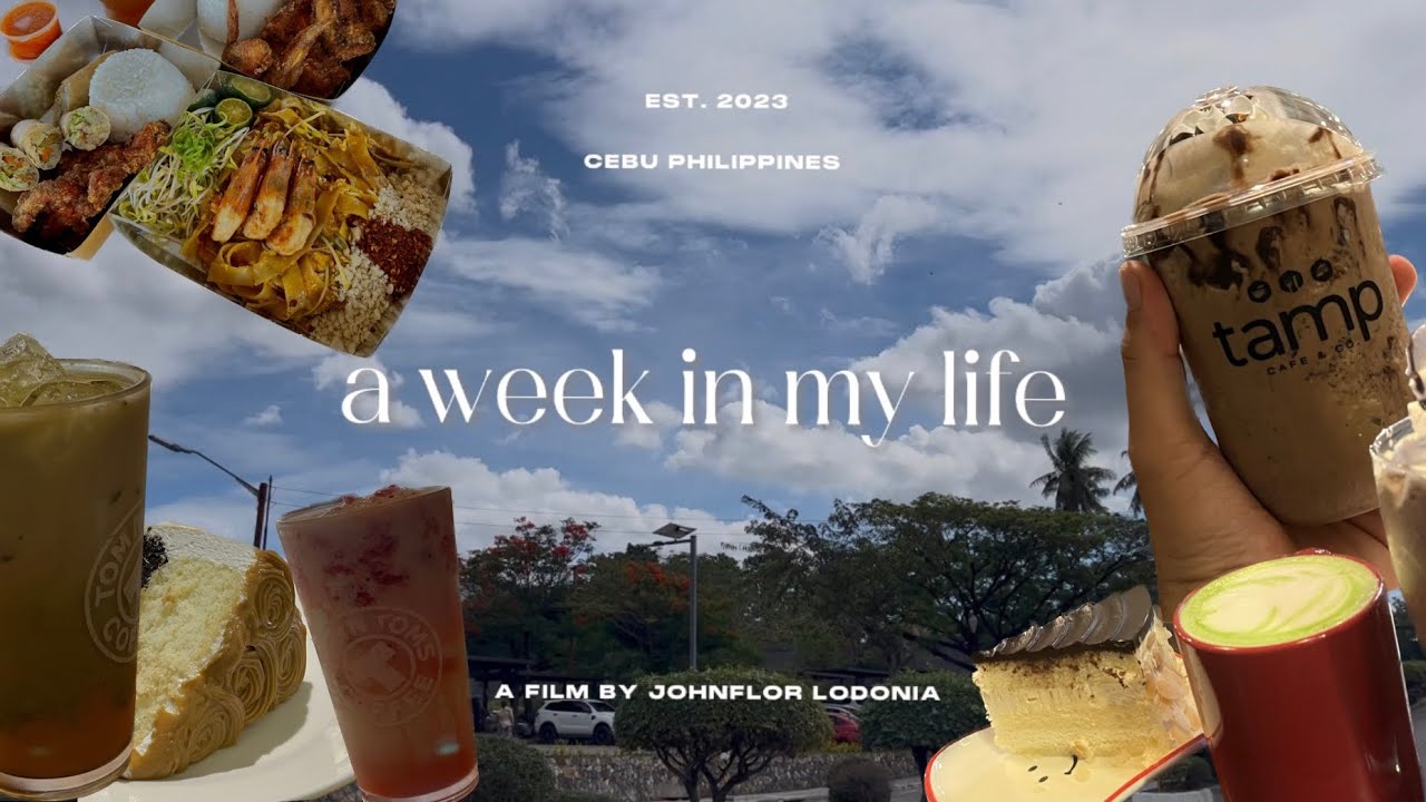 a week in my life ☁️ // cafe recos, grocery & window shopping, + Cebu cityscape | Philippines