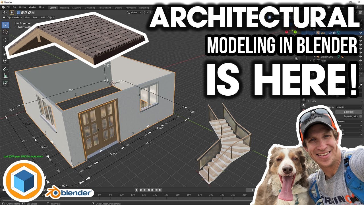 Architectural Modeling in Blender IS HERE! Architectural Modeling with ArchiPack!