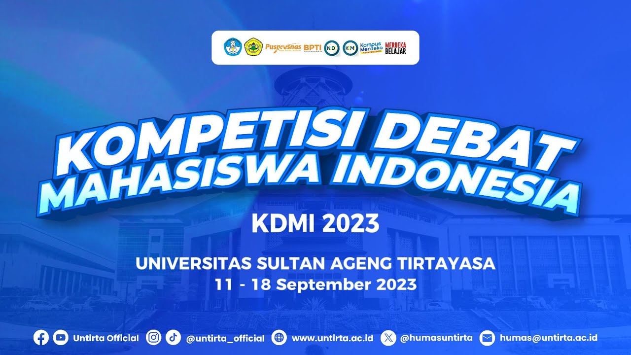 [LIVE ROOM 1]  Ronde 1 KDMI 2023 - BENGKULU v. TELKOM v. S. AGENG TIRTAYASA v. PRESIDEN