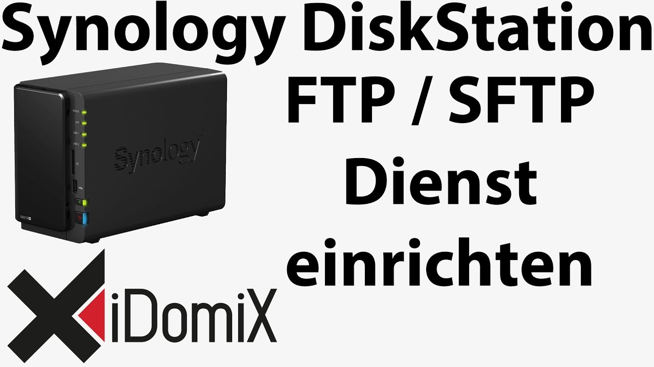 Synology DiskStation FTP SFTP Dienst einrichten und extern und intern nutzen