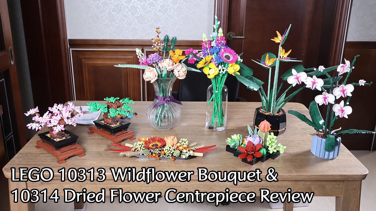 LEGO Botanical Collection 10313 Wildflower Bouquet & 10314 Dried Flower Centrepiece Review