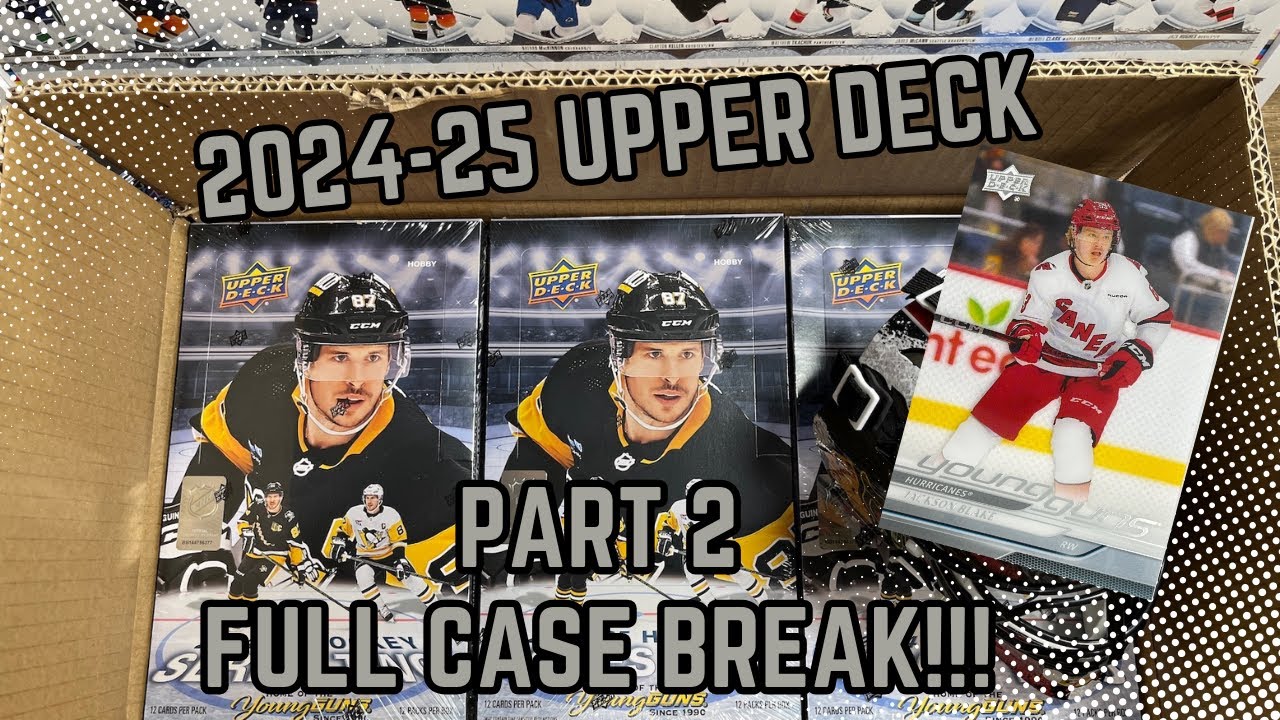 2024-25 Upper Deck Series 2 - Case Break - Clearly Seeing Teammates Everywhere
