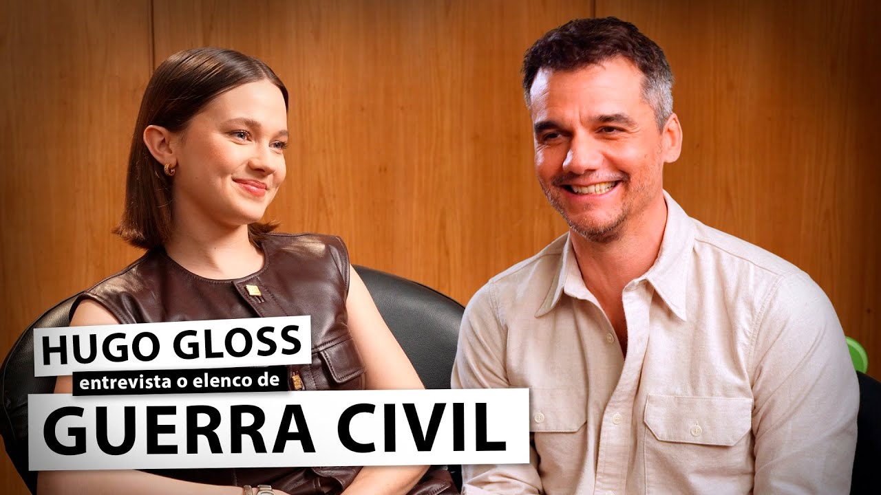 Hugo Gloss entrevista Wagner Moura e Cailee Spaeny sobre 
