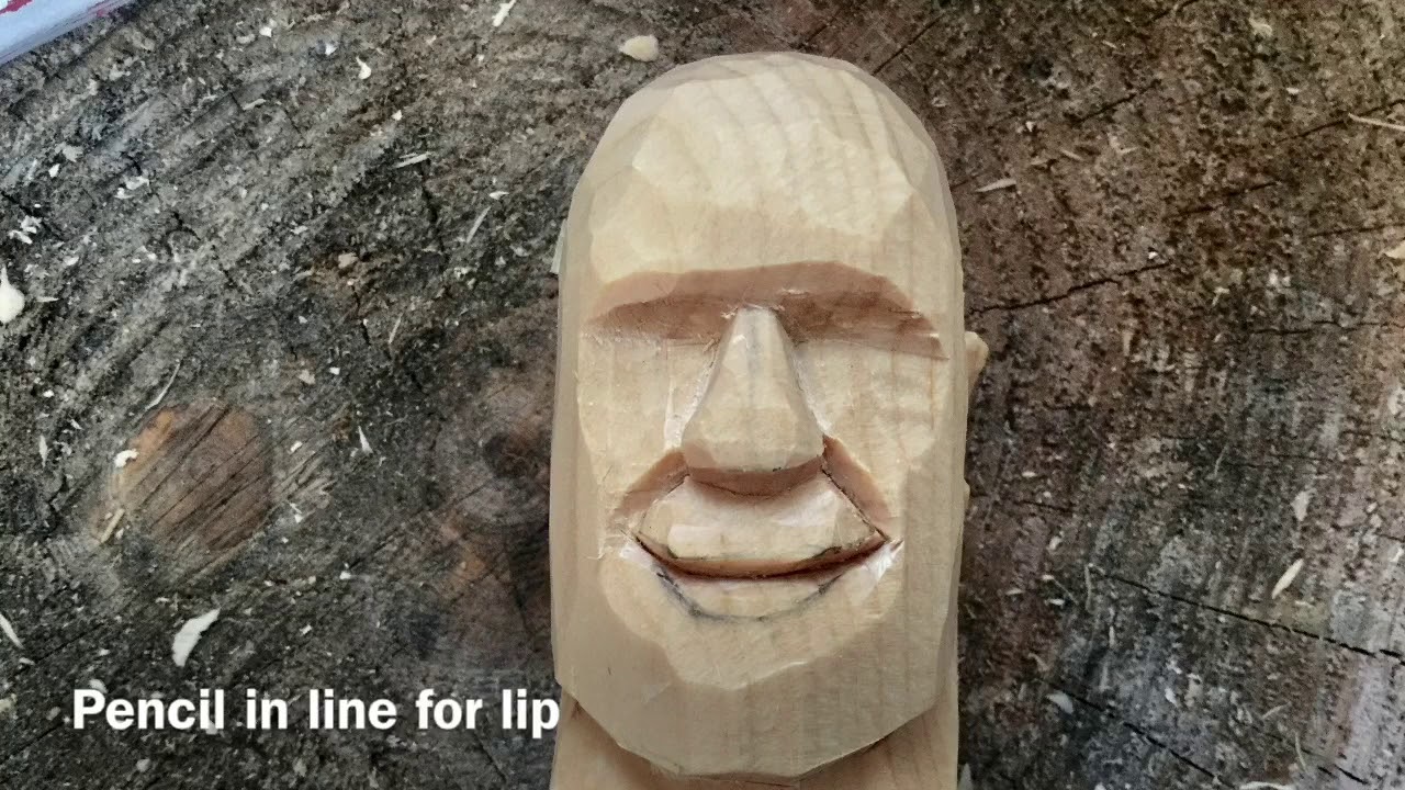 Carving a Character Face (step by step)