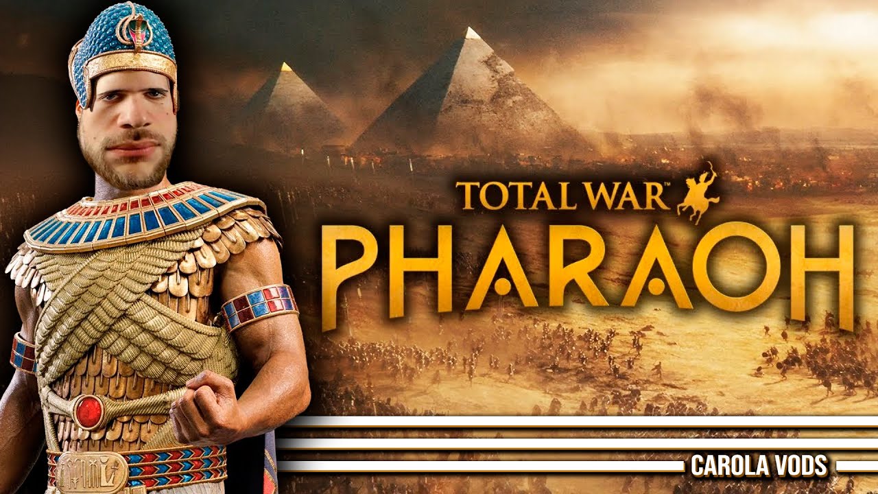 TOTA WAR PHARAOH ⚔️ Carolamón III el faraón estratega 🪲 Gameplay Español