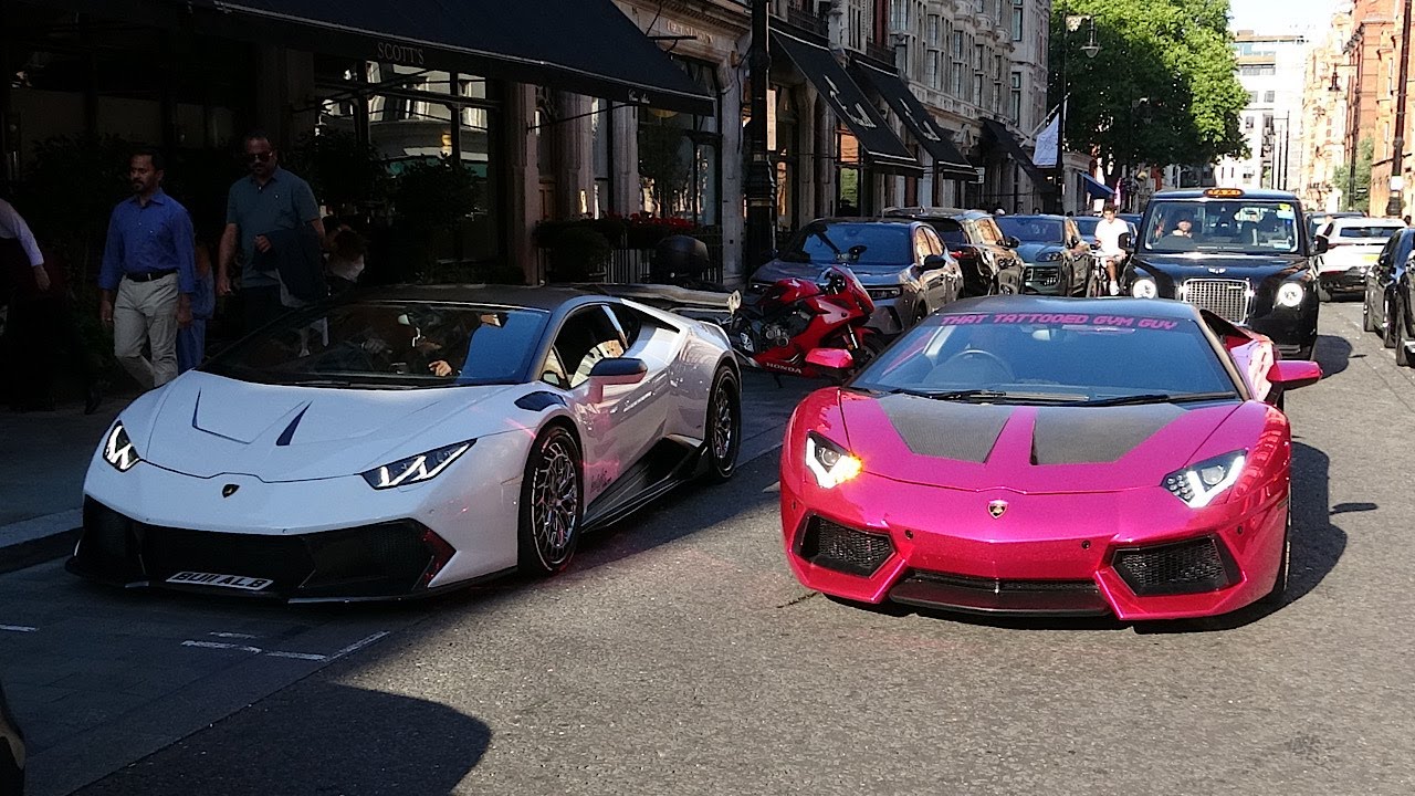 Supercars in London August 2025